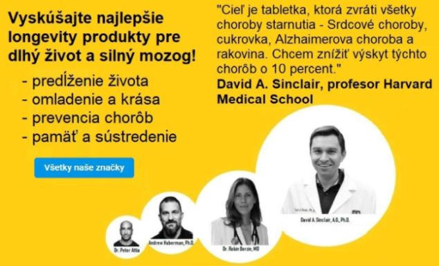 Najlepšie longevity produkty na dlhovekosť, mozog podľa vedcov